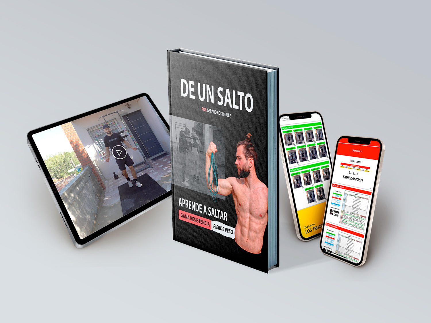 Portada del ebook DE UN SALTO – Programa de comba 9 semanas